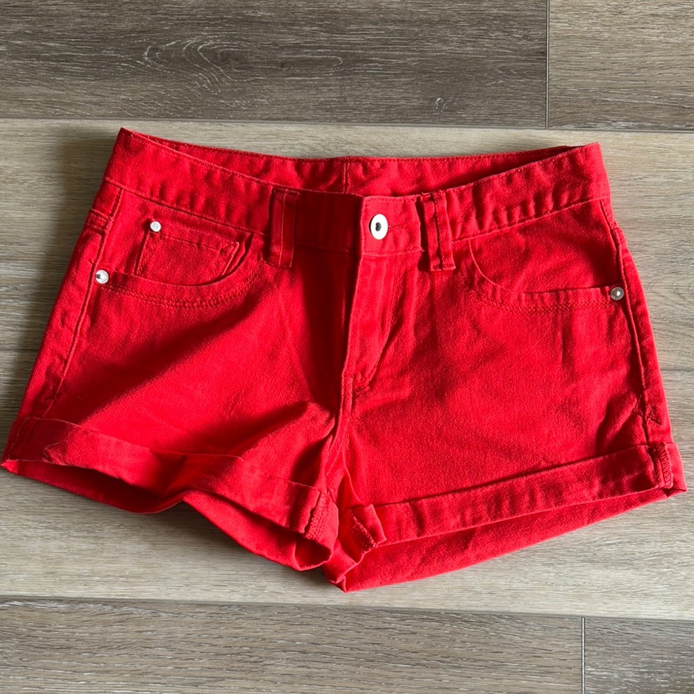 Armani Exchange Women's Coral Denim Shorts